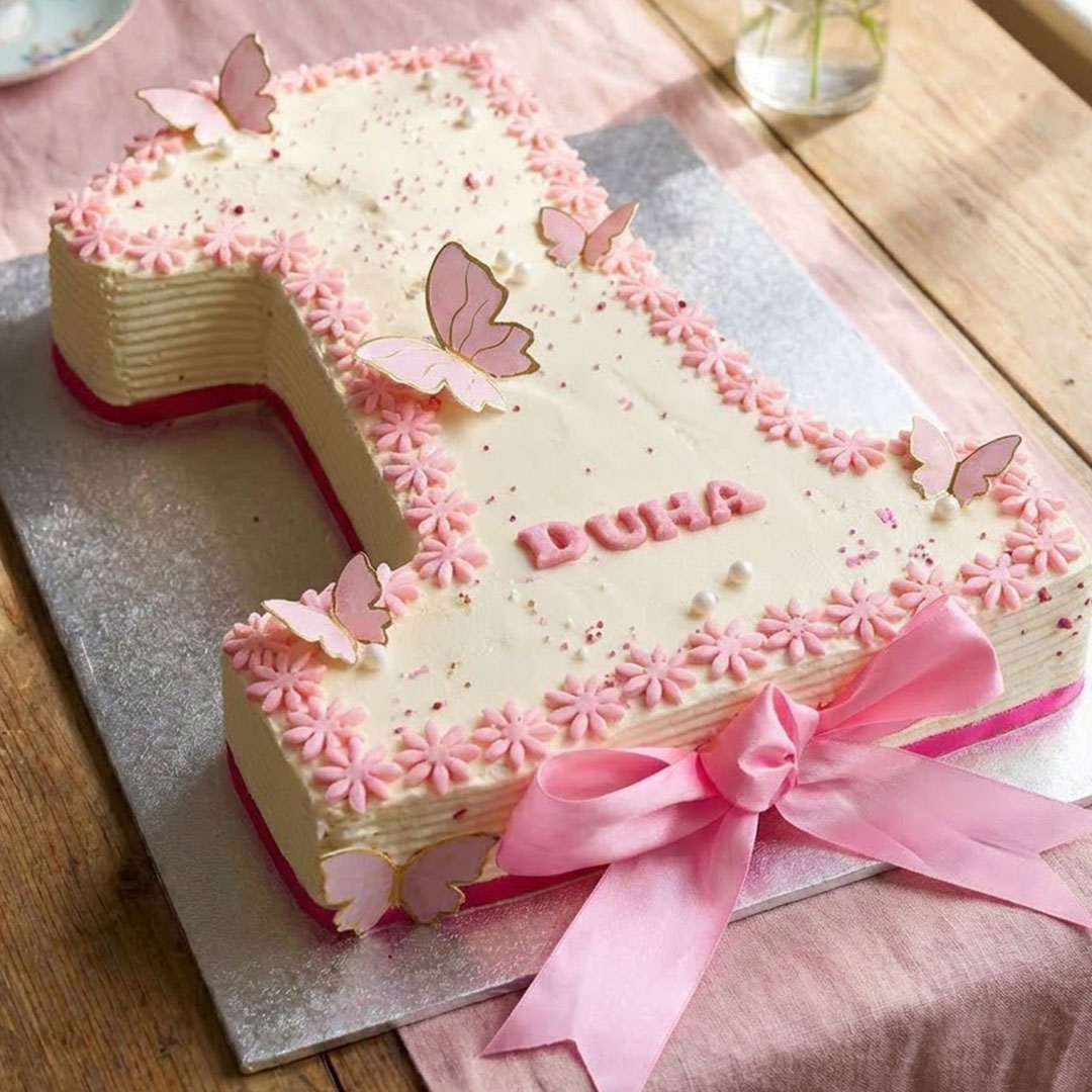 Letter And Number Cakes