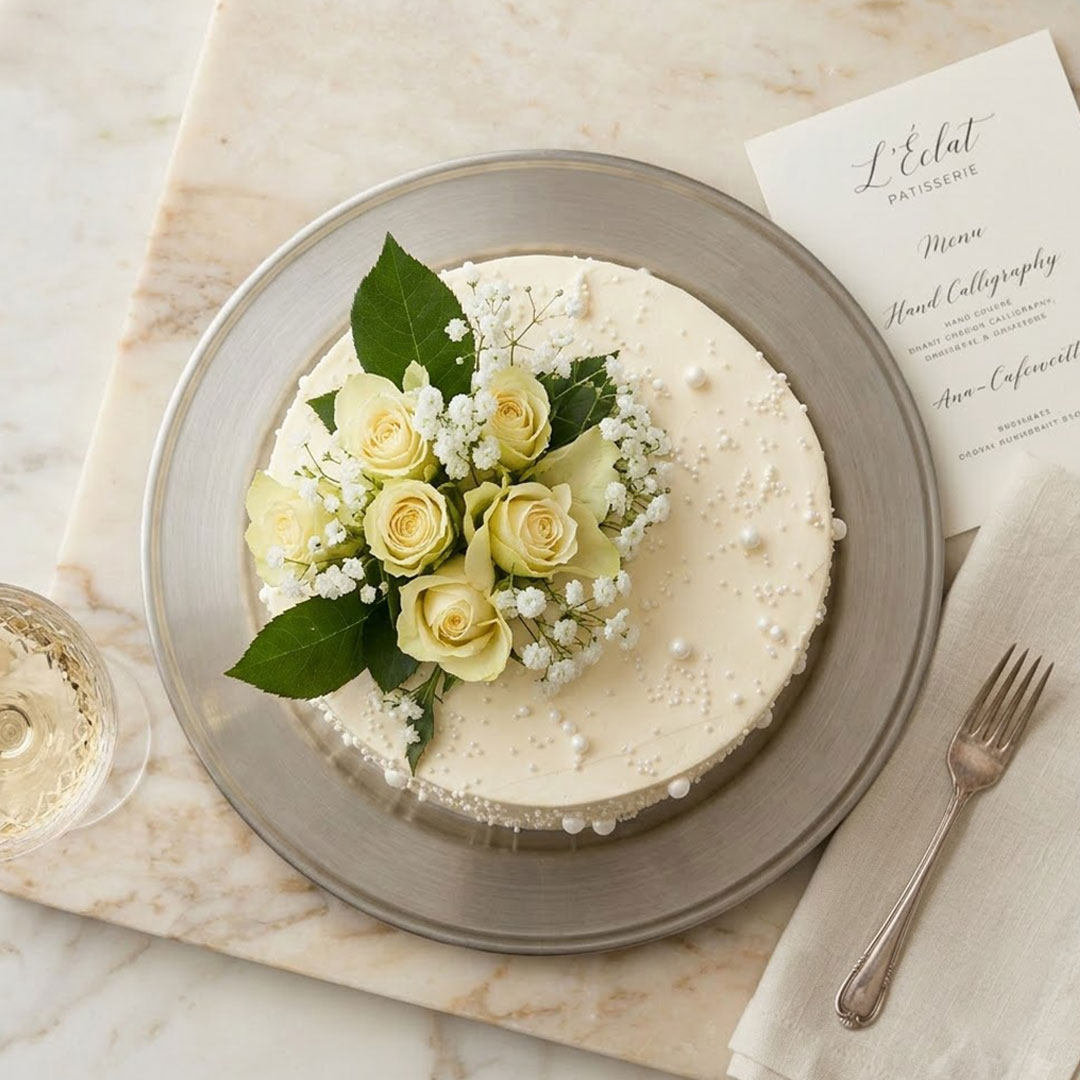 Pearl Blossom Cake