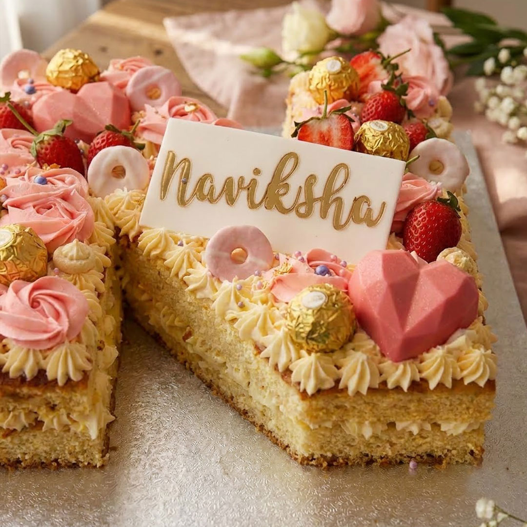 Berry Bliss Alphabet Cake