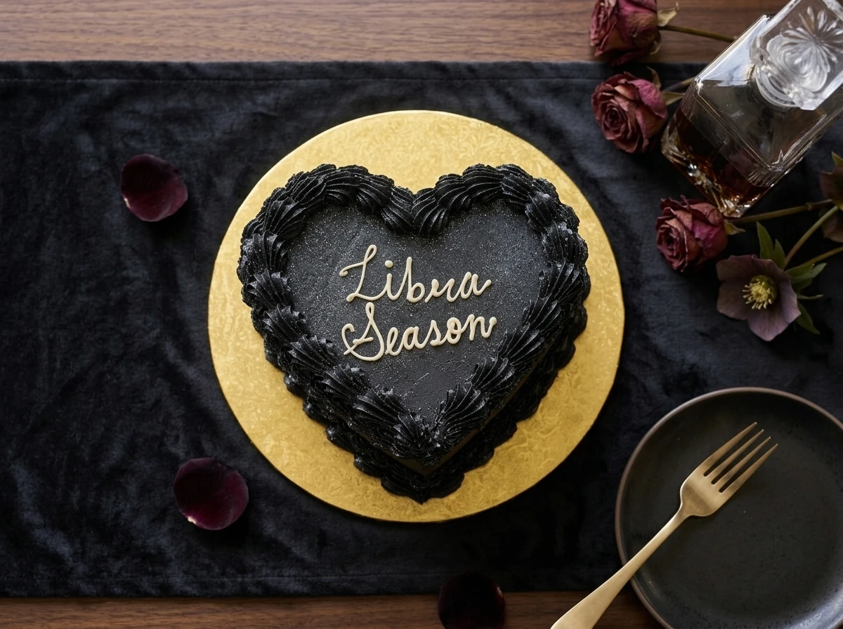 Black Heart Cake