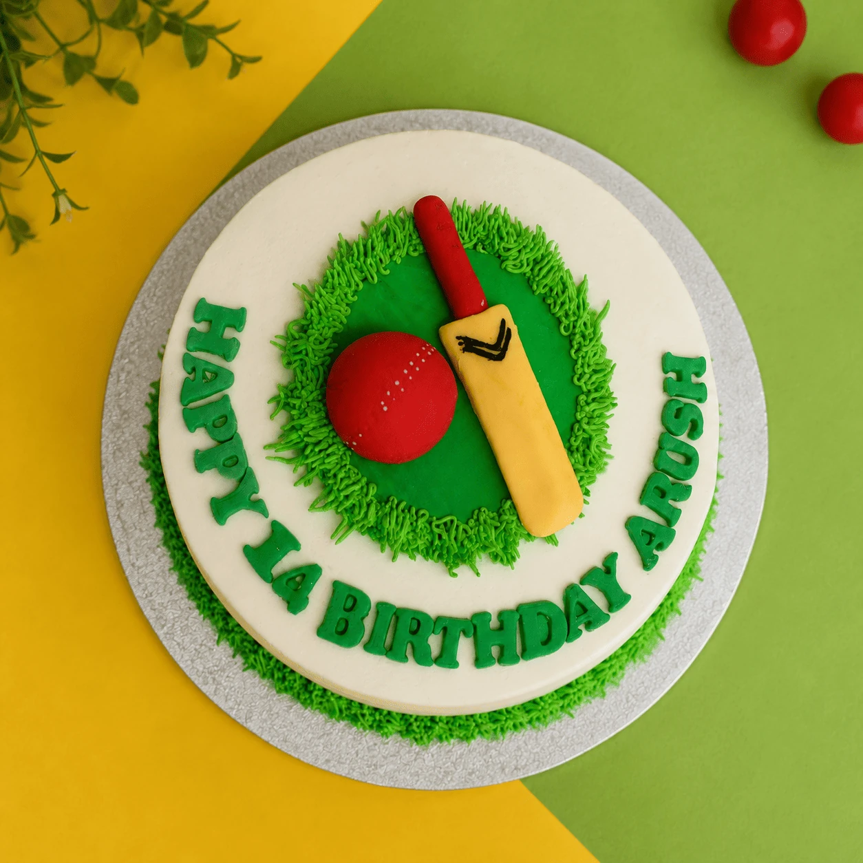 Cricket Theme Cake is handcrafted with creative cricket-inspired decorations and made to order using quality ingredients.