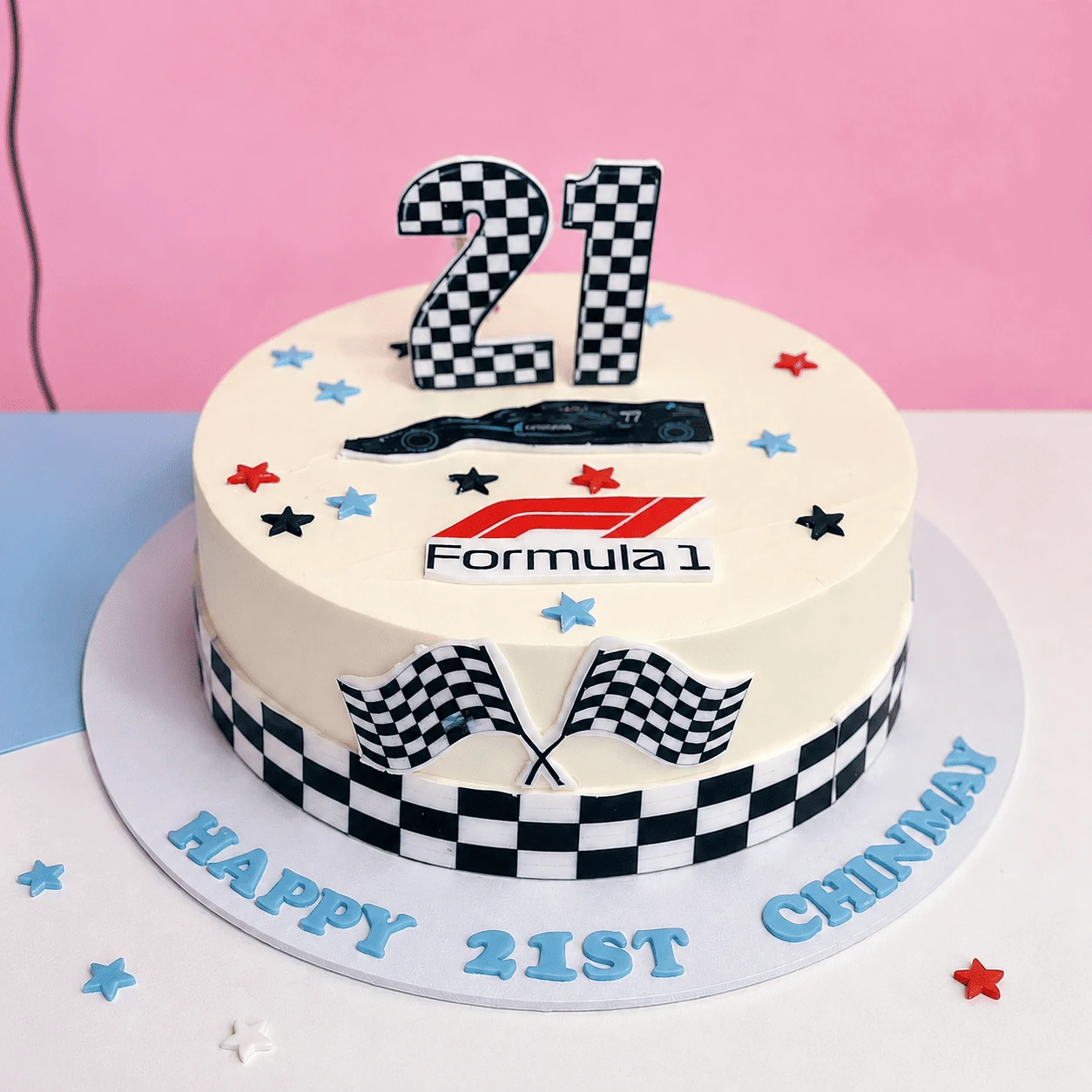 Formula 1 Cake is handcrafted with exciting racing-inspired details and made to order using quality ingredients.