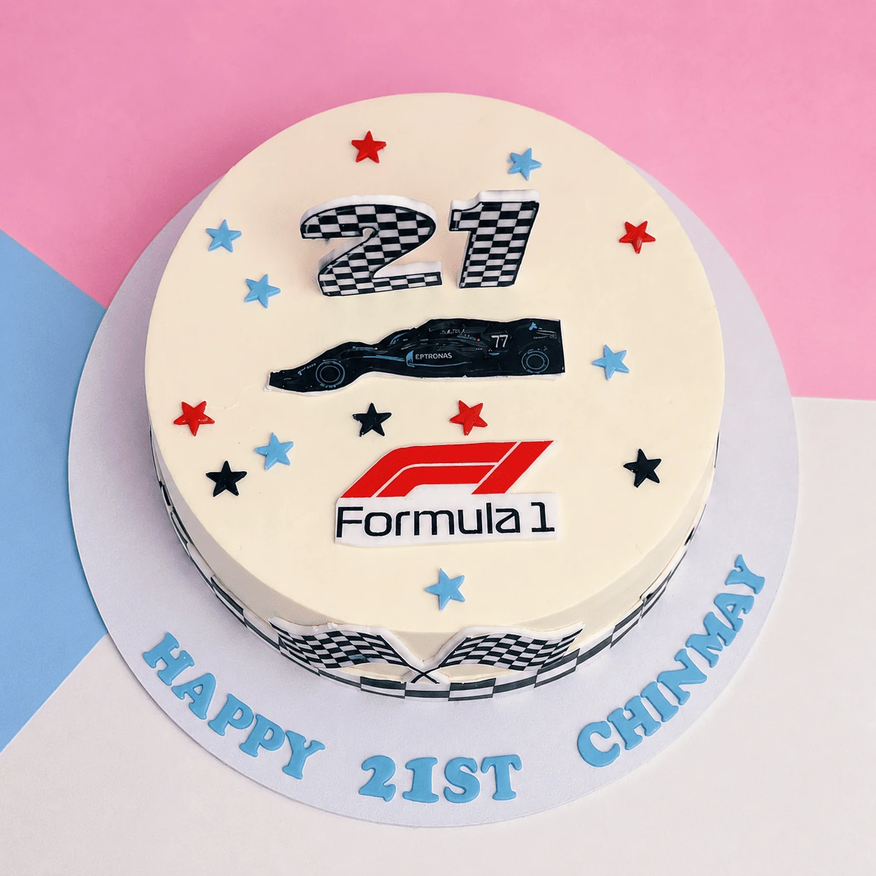 Formula 1 Cake is handcrafted with exciting racing-inspired details and made to order using quality ingredients.