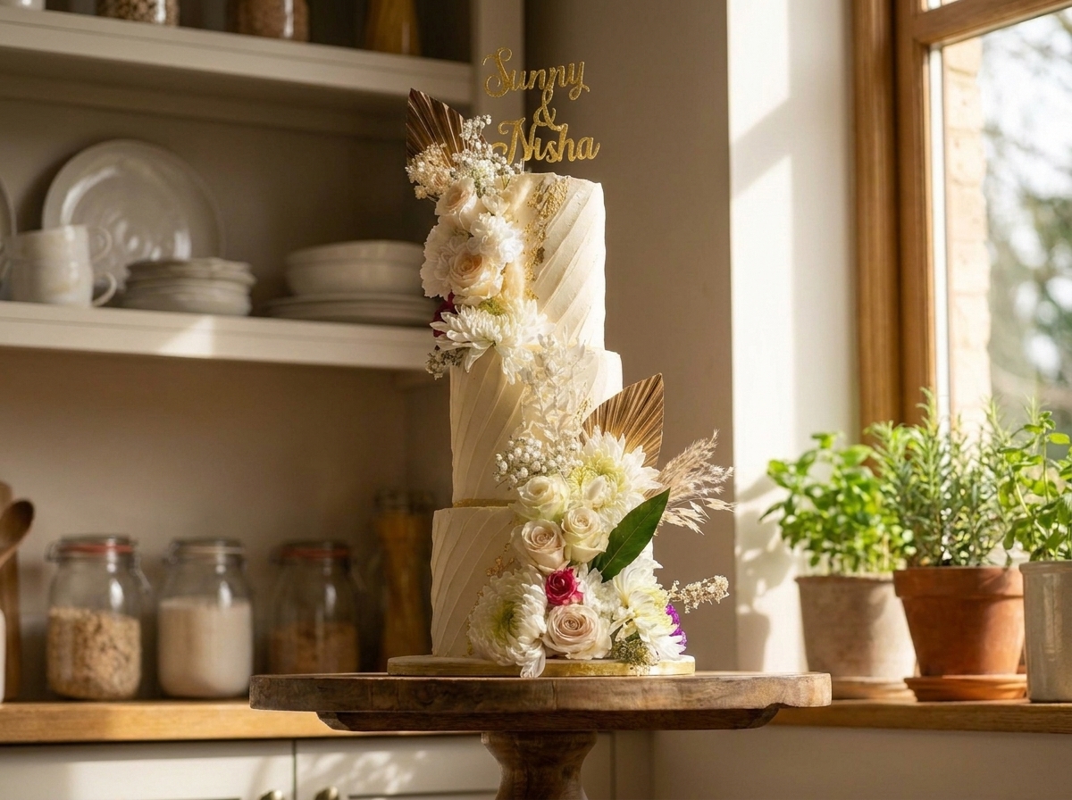 Ivory Wedding Cake