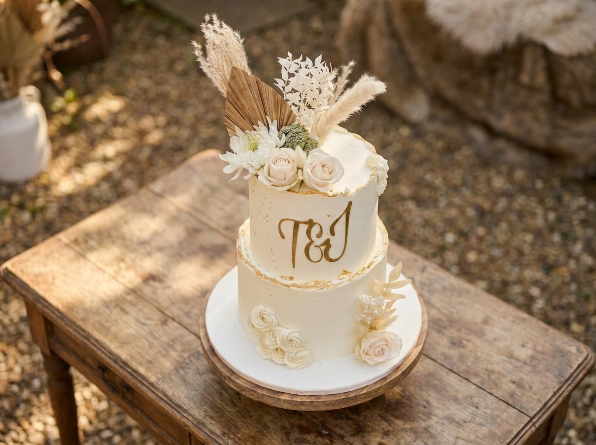 Ivory Wedding Cake