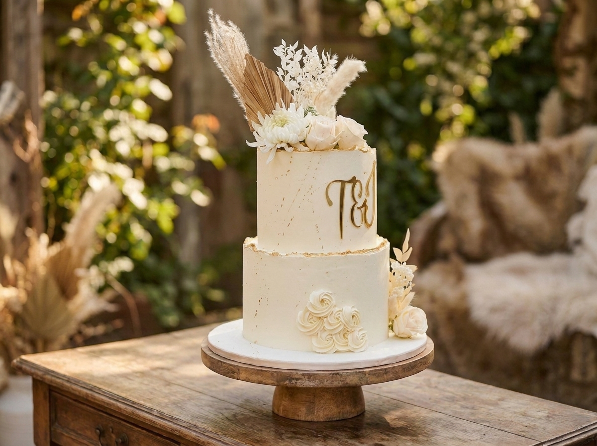 Ivory Wedding Cake