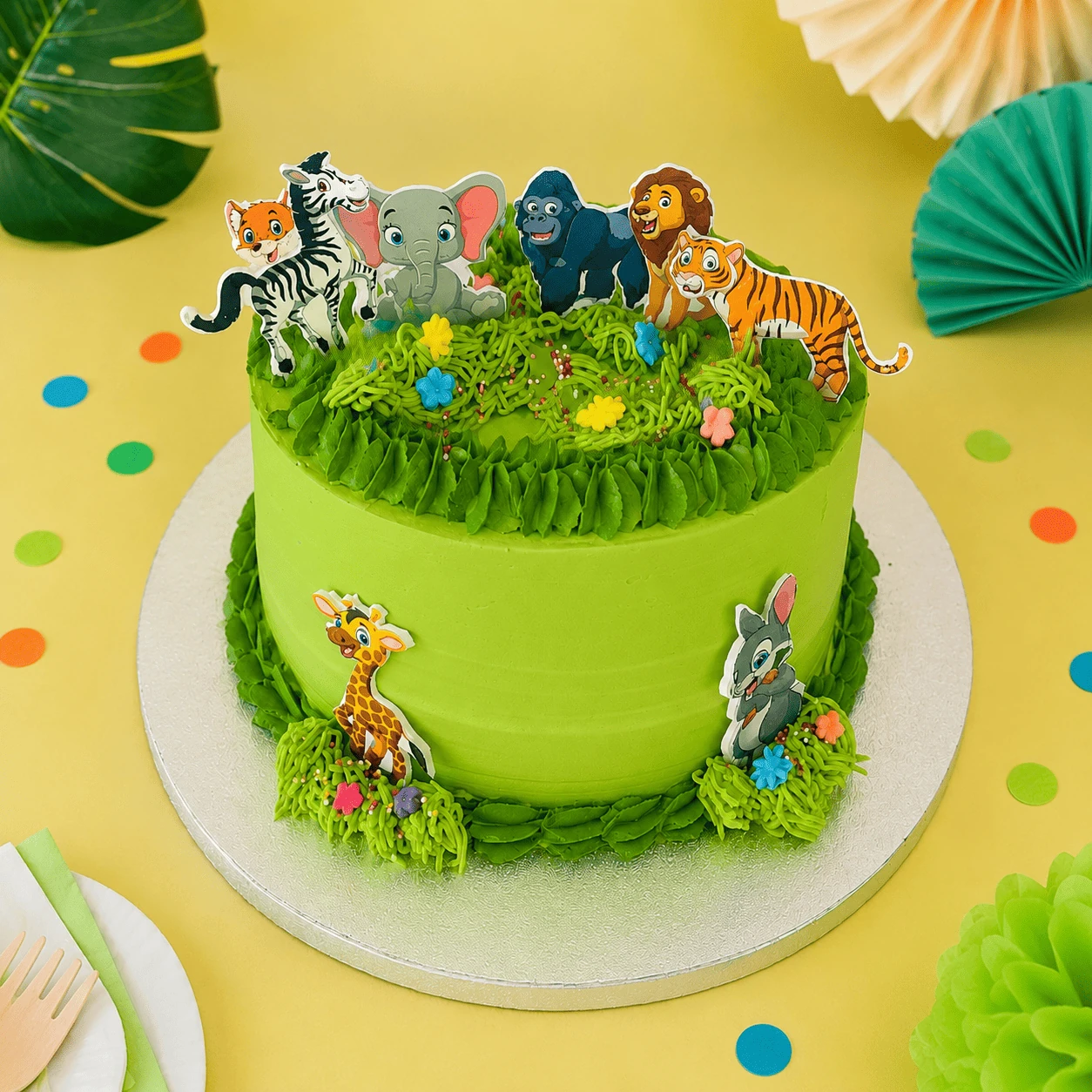Jungle Theme Cake