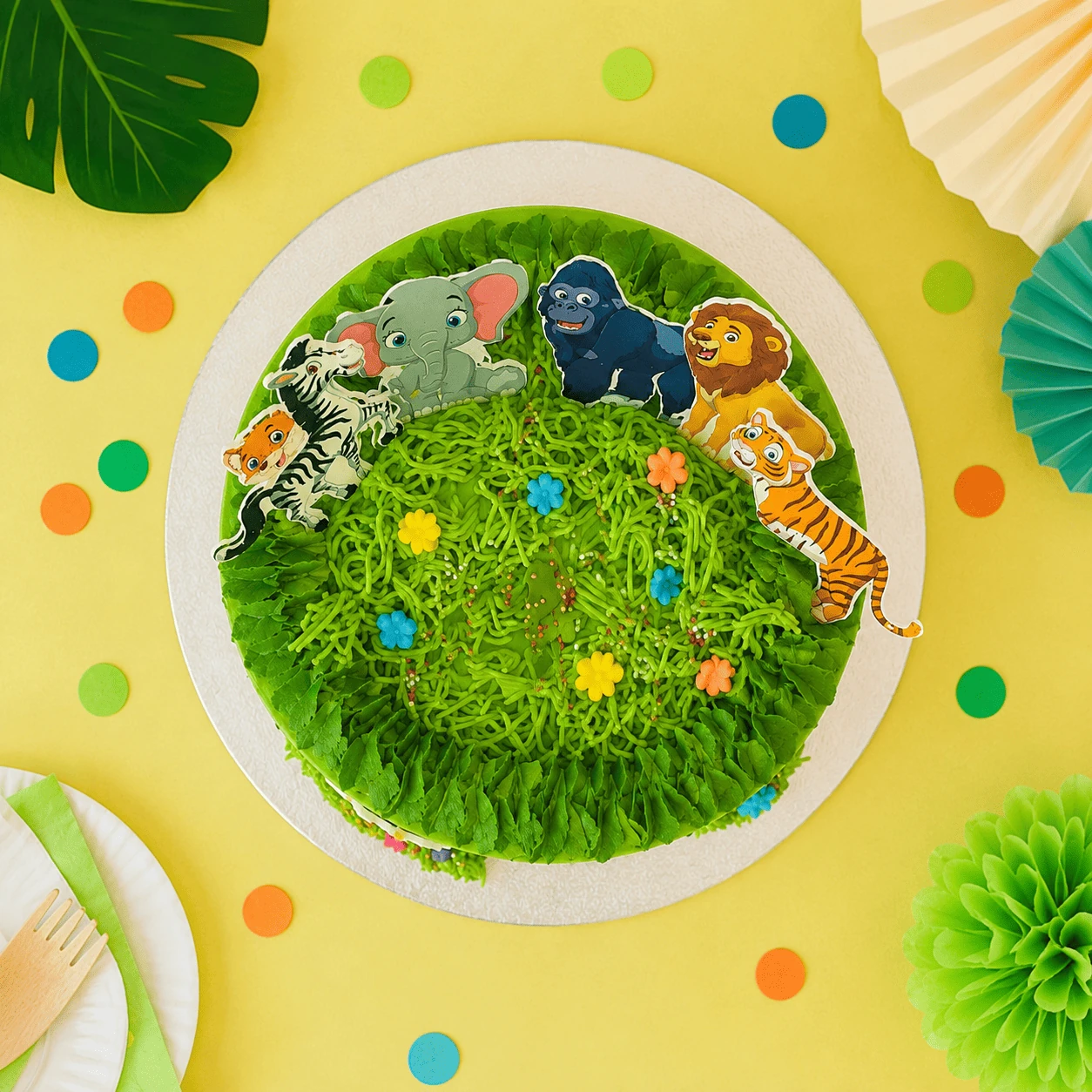 Jungle Theme Cake