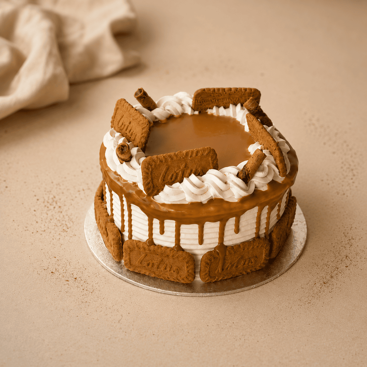 Lotus Biscoff Cake