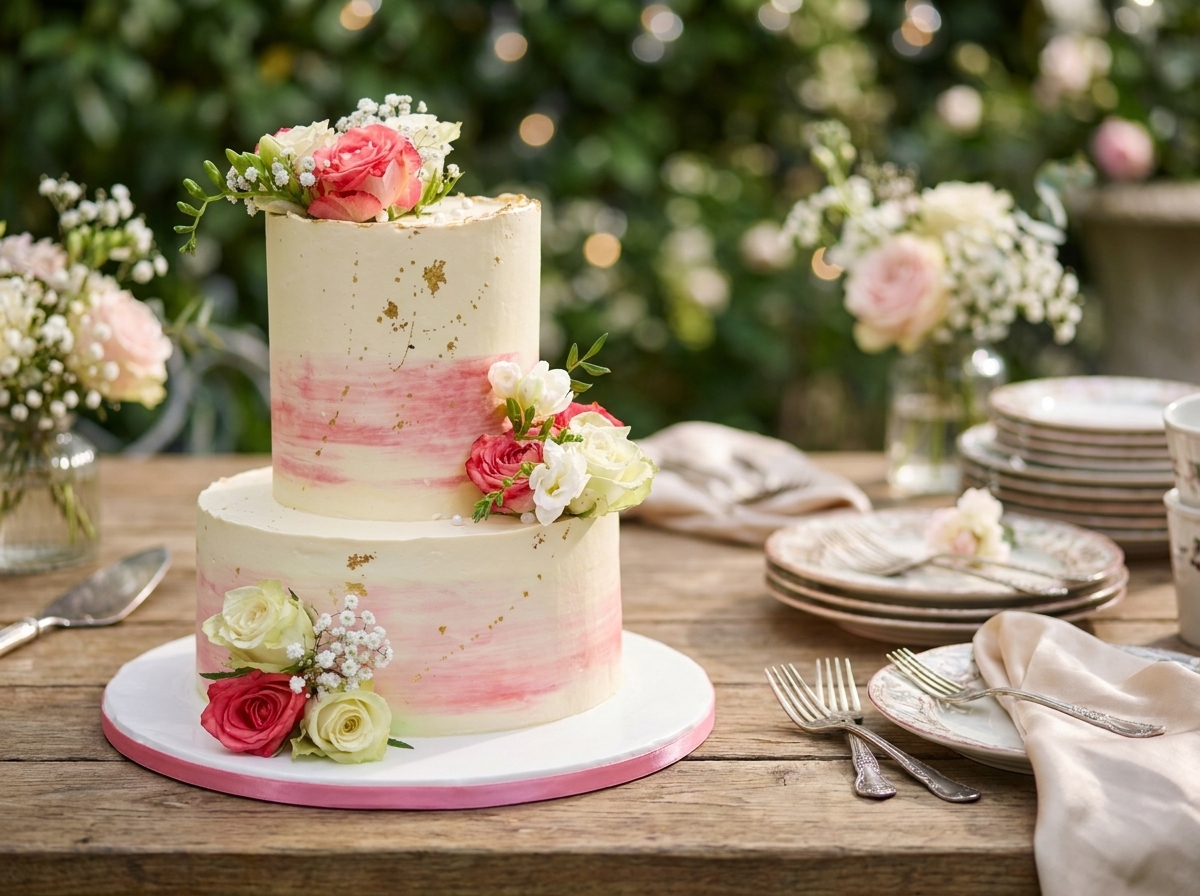 Pink Ombré cake
