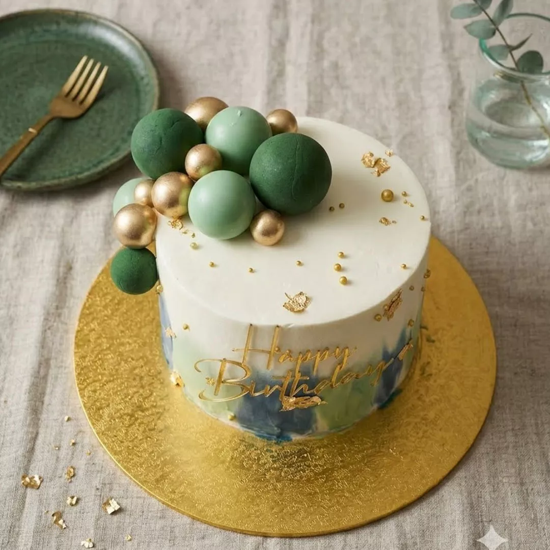 Emerald Luxe Cake